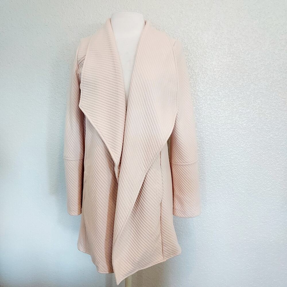 Skies Are Blue Blazer Jacket in Light Blush Pink
